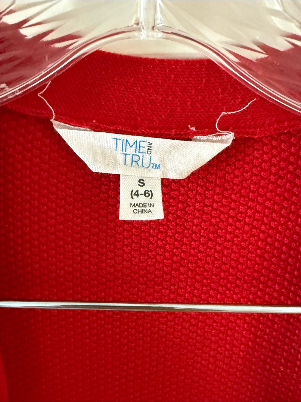 Red Cardigan - Picture 2 of 3